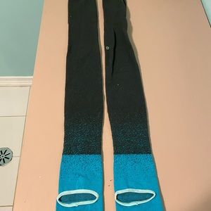 lululemon Leg Warmers Gray/Blue